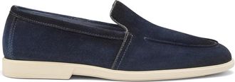 Santoni Malibu Loafer - Heren - Loafers - Blauw - 42 1/2 EU - Leer - Schoenen