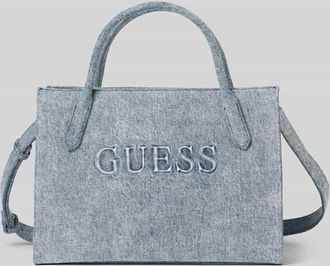 Guess Tote Bag mit Viskose-Anteil Modell Jodi in Jeansblau, Gr&ouml;&szlig;e 1