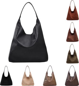 Generic handbags for women Womens Handbags Tote Bags for Women Shoulder Bag Suede Leather Hobo Bag Large Capacity Slouchy Shoulder Bags Handbag School Work Sh