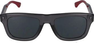 Gucci Vierkante zonnebril - Heren - Zonnebrillen - Grijs - 52 MM - Nylon - Accessoires