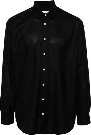 Soulland Damon wool shirt - men - Wool - L/XL - Black
