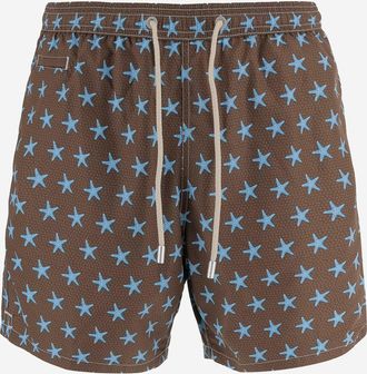 MC2 Saint Barth nylon badpak met fantasiepatroon
