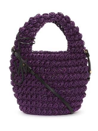 J.W.Anderson Popcorn Basket crossbodytas - Paars