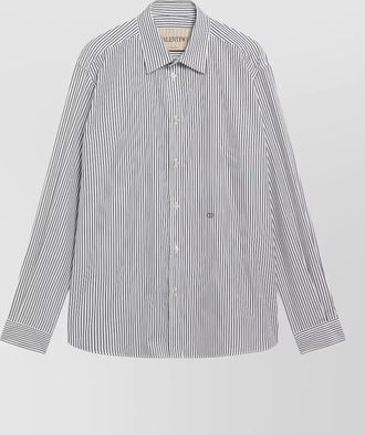 Valentino Garavani embroidered poplin shirt