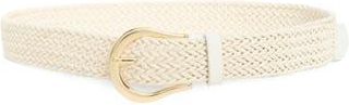 Steve Madden Macram&eacute; Belt in Soft White at Nordstrom Rack, Size X-Large