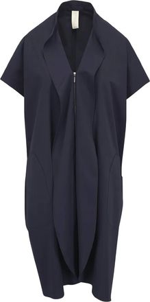 Zero + Maria Cornejo Abito corto con zip - Blu