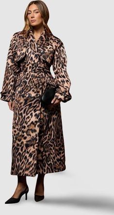 Coast Muse Leopard Trench Coat at Nordstrom, Size 6