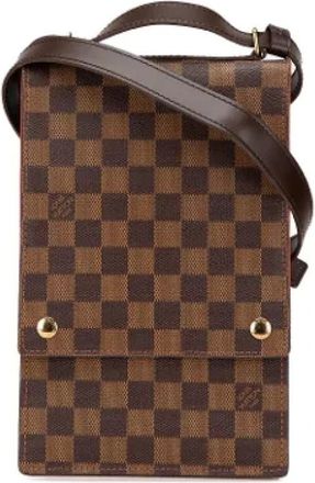 Louis Vuitton Pre-owned Cross Body Bags, female, Brown, Size: ONE SIZE Pre-owned Canvas crossbody-bags