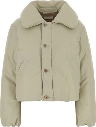 Christophe Lemaire Ivory Nylon Blend Down Jacket