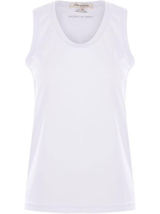Comme Des Garçons Logo Jersey Tank Top