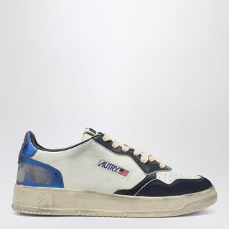 Autry White/black/blue Medalist Low Super Vintage sneakers