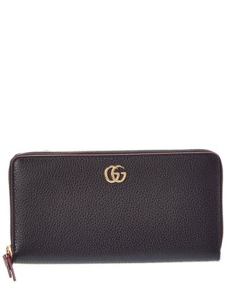 Gucci Gg Marmont Leather Zip Around Wallet