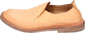 Moma Leren loafers - Dames - Loafers - Oranje - 37 EU - Leer - Schoenen