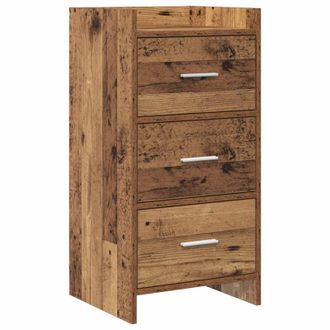 vidaXL Aparador Madera Envejecida 40 X 36 X 80 Cm Madera De Ingenier&iacute;a Vidaxl