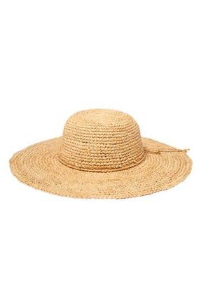 San Diego Hat Company Raffia Straw Large Brim Hat in Natural at Nordstrom Rack
