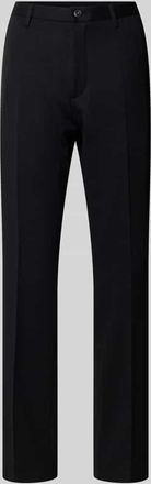 Roy Robson Straight Fit Stoffhose aus Viskose-Mix in Black, Gr&ouml;&szlig;e 46