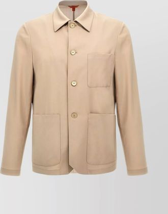 Barena overshirt with chest and front pockets