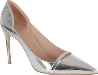 Malone Souliers Crawford 90 Mirror Leather Pointed-Toe Pumps