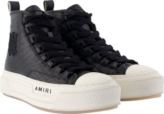 Amiri Ma Court High-Top Sneaker - Black