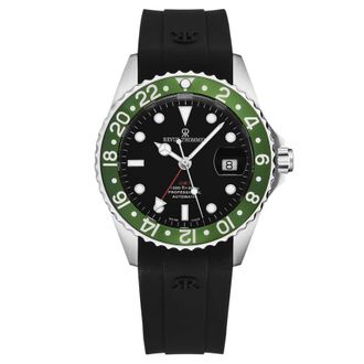 Revue Thommen GMT Diver Automatic Black Dial Mens Watch 17572.2834