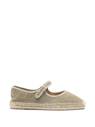 Castaner Beige Padua Ballet Flats