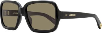 Jacquemus Womens Cabana Sunglasses JAC86S 001 Black 60mm