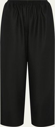 Eskandar Longer Japanese Trousers With Ankle Slits