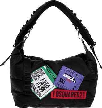 Dsquared2 Borsa a spalla con applicazioni - - Bags - Donna - Nero - ONE SIZE