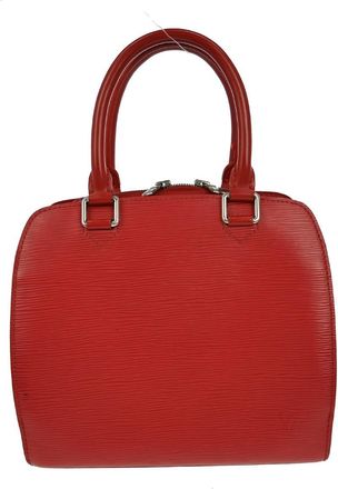 Louis Vuitton Pont Neuf Handbag Epi Leather Red Leather Handbag (Pre-Owned)