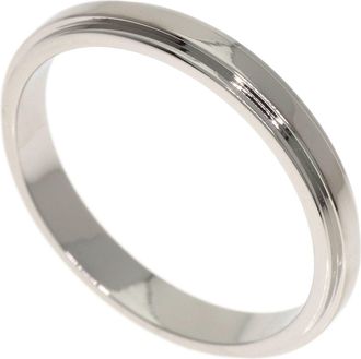 Cartier Platinum Platinum 950 Band Ring (Pre-Owned)