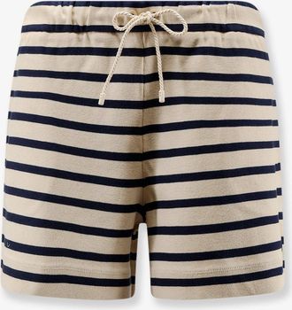 Moncler Short in cotone con motivo a righe - MONCLER - gender_Woman