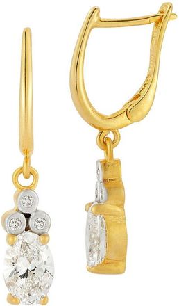 I.Reiss Company 14K 2.18 Ct. Tw. Lab-Grown Diamond Dangle Earrings