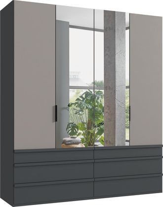 Wimex Falttürenschrank »Oxford by fresh to go, in 3 Breiten und 2 Höhen, Made in Germany« mit Schubladen, wahlweise mit oder ohne Spiegel, mit hochwertigen 