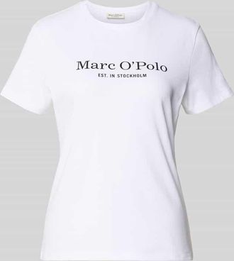 Marc O'Polo Regular Fit T-Shirt aus reiner Baumwolle in Weiss, Gr&ouml;&szlig;e XXL