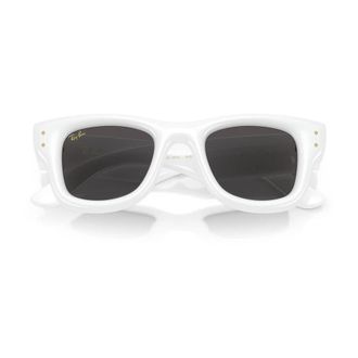 Ray-Ban Rb 4940 Wayfarer Puffer - unisex - Zonnebrillen - Wit - 47 MM - Accessoires
