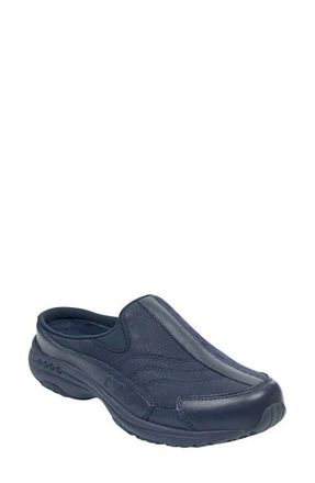 Easy Spirit Traveltime Clog Sneaker in Navy Leather at Nordstrom, Size 5.5