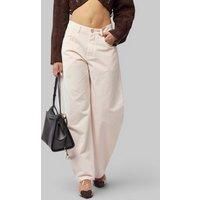 Alaia Round Pants Tinted Denim