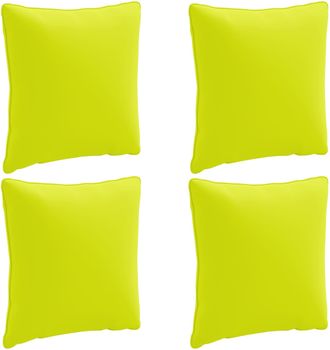 vidaXL Cojines De Respaldo De 4 Piezas Putten 4 Pcs 100% Poli&eacute;ster Vidaxl