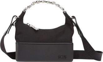 GCDS Matilda Mini Bag - Dames - Handtassen - Zwart - ONE Size - Nylon - Tassen
