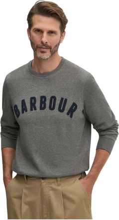 Barbour Heren, Sweatshirts & Hoodies, Grijs, Maat: XL Katoen
