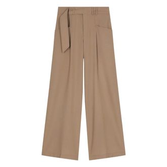 Closed Wes Wide Trousers - female - Closed - Wide Trousers - Beige - W25 L32 - Trousers