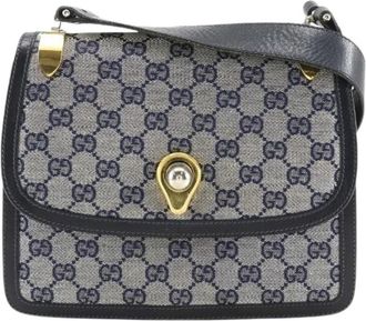Gucci Pre-owned Borsa a Spalla in Tela GG - - Pre-owned - Donna - Blu - ONE SIZE