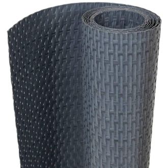 vidaXL Toldo Para Balc&oacute;n Rat&aacute;n Sint&eacute;tico Gris Antracita 1000x80 Cm Vidaxl