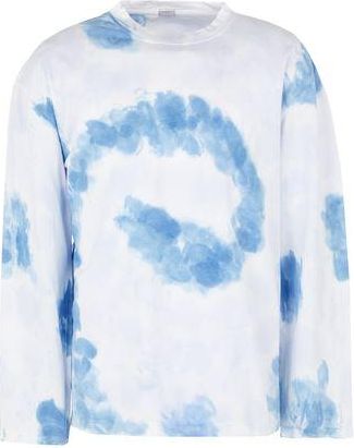 8 by YOOX ORGANIC COTTON TIE & DYE OVERSIZE L/SLEEVE T-SHIRT