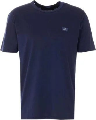 C.P. Company Hombre, Camisetas, Azul, Talla: S