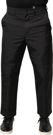 Valentino Black Mid Waist Men Tapered Dress Trouser Mens Pants (Pre-Owned)