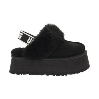 UGG Ugg, Schoenen, Dames, Zwart, 40 EU, Fluff Yeah Platform Slingback Sandalen