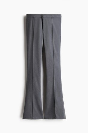 H&M Elegante ausgestellte Hose - Dunkelgraumeliert