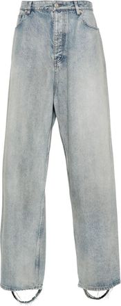 Balenciaga Baggy wide-leg jeans - unisex - Cotton/Cotton - S - Blue