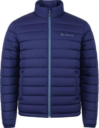 Ben Sherman Signature Mens Dark Navy Padded Jacket Polyamide - Size X-Large